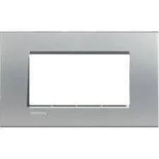 Bticino LNA4804TE Polimer Plastik Kare Çerçeve 4M Alüminyum - 1