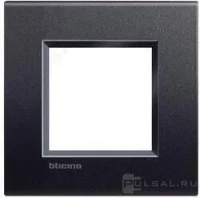 Bticino LNE4802AR AIR Metal Çerçeve 2M Antrasit - 1