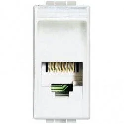 Bticino N4258/11N Telefon Prizi RJ11 1M Beyaz - 1