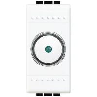 Bticino N4402N VaVien Rotatif Dimmer 230V 60-500W 1M Beyaz - 1