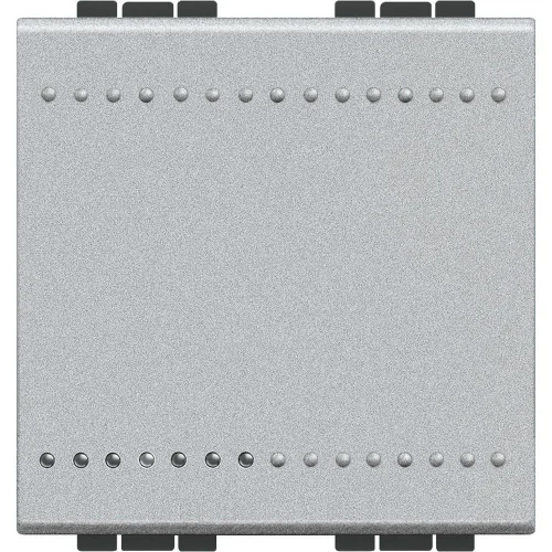 Bticino NT4005M2A Liht Butonu 10A 250V Otomatik Bağlantı NA Kontak 2M Alüminyum - 1