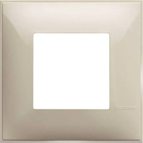 Bticino R4802CR Classia Polimer Plastik 2M Krem Çerçeve - 1