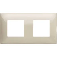 Bticino R4802M2CR Classia Polimer Plastik 2x2M Krem Çerçeve - 1