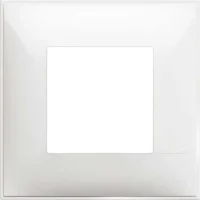 Bticino R4802RW Classia Polimer Plastik 2M Beyaz Çerçeve - 1