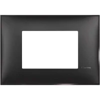 Bticino R4803BG Classia Polimer Plastik 3M Satine Siyah Çerçeve - 1