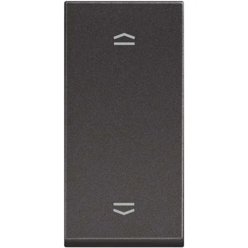 Bticino RG4037N Classia 10A 1M Siyah Çift Buton Jaluzi Anahtarı - 1