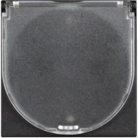 Bticino RG4141C Classia 16A 2M Siyah Topraklı Priz Kapaklı - 1