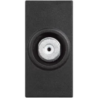 Bticino RG4202F Classia 1M Siyah F Tipi TV Prizi - 1