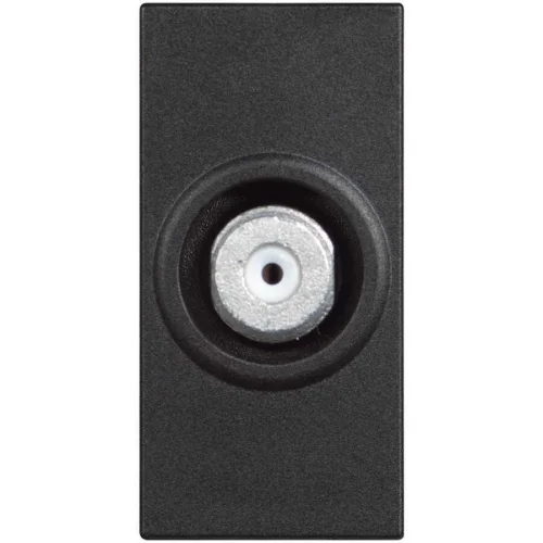 Bticino RG4202F Classia 1M Siyah F Tipi TV Prizi - 1