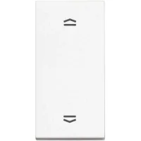 Bticino RW4037N Classia 10A 1M Beyaz Çift Buton Jaluzi Anahtarı - 1