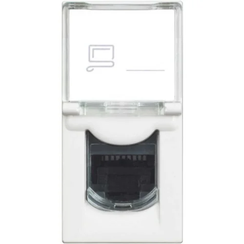 Bticino RW4258RJ11 Classia RJ11 1M Beyaz Telefon Prizi - 1