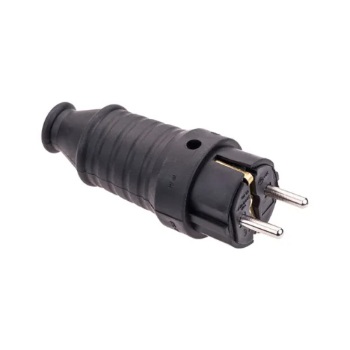 Byes BY10-100 1/16A 220V Kauçuk Düz Fiş IP44 - 1