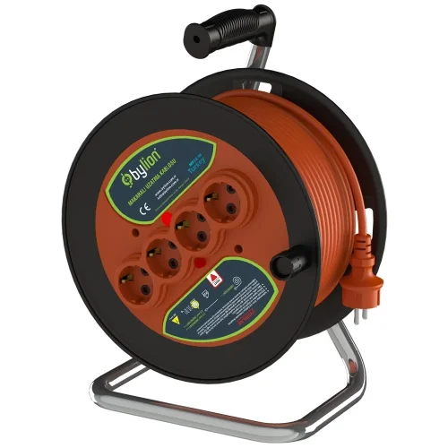 Bylion 100-303-1350 Plastik Makara 50 m 3x2,5 mm TTR KABLO - 1