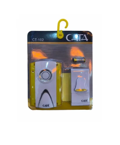 CATA CT-102 Kablosuz Dijital Kapı Zili 35 Melodi Seçeneği 100 Metre Algılamalı - 2