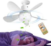 CATA CT-1154 62W Lodos Dimmerli Fan Led Ampul Kumandalı E27 Duylu 6750 Lümen - 3