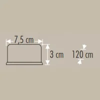 Cata CT-2476 72W 6400K 120cm Yatay Led Bant Armatür - 5