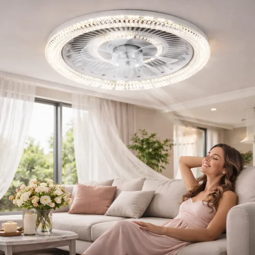 Cata CT-3012 Kristal Led Tavan Vantilatör - 1