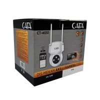 CATA CT-4051 336 Derece Dönebilen Gece Görüşlü Akıllı Dış Mekan Kamera - 7