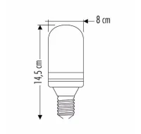 CATA CT-4059 5W Amber 3 Fonksiyonlu Alev Ampul E27 Duylu 190 Lümen - 5