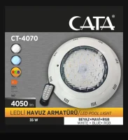 CATA CT-4070 35W Sıvaüstü Ledli Havuz Armatürü Kumandalı 3050 Lümen IP64 - 2