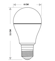 CATA CT-4278 12W 6400K Beyaz Işık Led Ampul E27 Duylu 1200 Lümen - 3