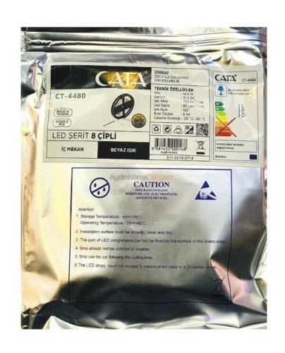 CATA CT-4480 7V 6400K İç Mekan Şerit Led 5 Metre - 4