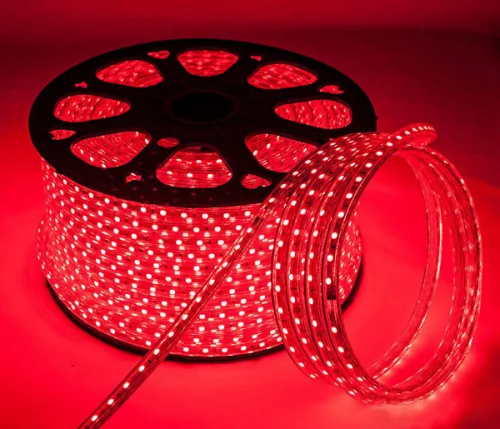 CATA CT-4550 Kırmızı Renk Şerit Led 220V Dış Mekan 100 Metre - 1