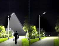 CATA CT-4641 250W 6400K Beyaz Işık Fotoselli Mega Solar Led Sokak Armatürü Kumandalı 2200 Lümen IP65 - 5