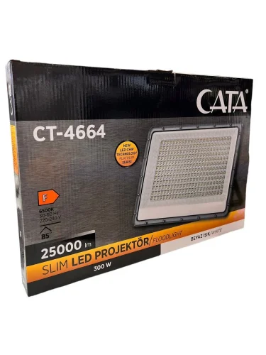 CATA CT-4664 300W 6400K Beyaz Işık Led Projektör 25000 Lümen 220V IP64 - 4
