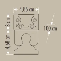 Cata CT-4695 12W Yeşil Işık Gold Wallwasher 30CM - 3