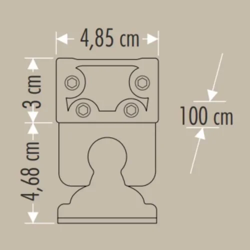 Cata CT-4695 12W Yeşil Işık Gold Wallwasher 30CM - 3