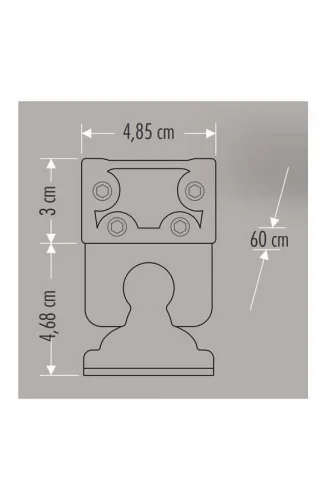 Cata CT-4696 60cm 24W Yeşil Işık Profesyonel Gold Wallwasher - 2