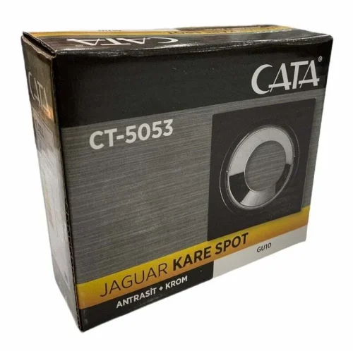 CATA CT-5053 Jaguar Siyah-Platin Kare Spot Kasa - 1