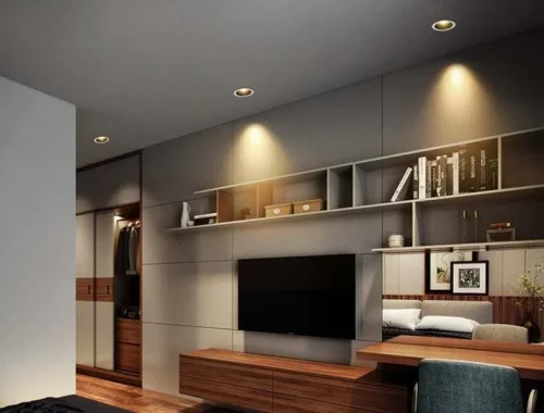 CATA CT-5090 Lion Siyah Kare Cam Spot Kasa - 2