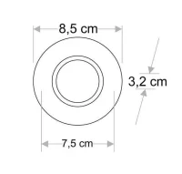 CATA CT-5090 Lion Siyah Kare Cam Spot Kasa - 4