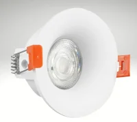 CATA CT-5093 Lion Beyaz Yuvarlak Cam Spot Kasa - 1