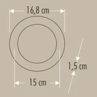 Cata CT-5147 12W 6400K Slim Led Panel Spot Armatür - 2
