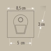 Cata CT-5170 1W 6400K Sensörlü Ledli Koridor Armatürü - 2