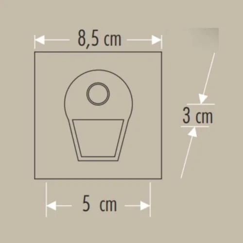 Cata CT-5170 1W 6400K Sensörlü Ledli Koridor Armatürü - 2