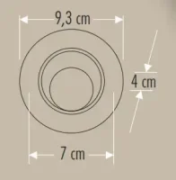 Cata CT-5204 7W 3200K Akik SMD LED Spot Armatür - 3