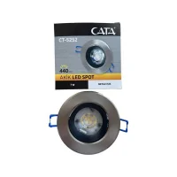 Cata CT-5252B 7W Beyaz Akik Led Armatür Saten - 1