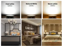 CATA CT-5257 6W 3 Renk Zebra Beyaz Kasa Led Spot 500 Lümen - CATA (1)