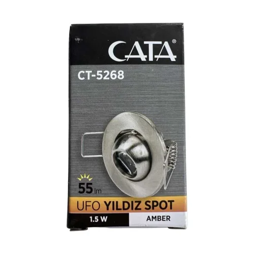 Cata CT-5268 1,5W Amber Power Led Ufo Spot Hareketli - 2