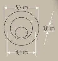 Cata CT-5268 1,5W Amber Power Led Ufo Spot Hareketli - 3