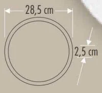 Cata CT-5273 30W 3200K Yuvarlak Sıva Üstü Damla Led Armatür - 2