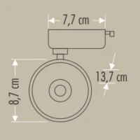 Cata CT-5315 33W 4000K Venüs Led Ray Spot Armatür - 2