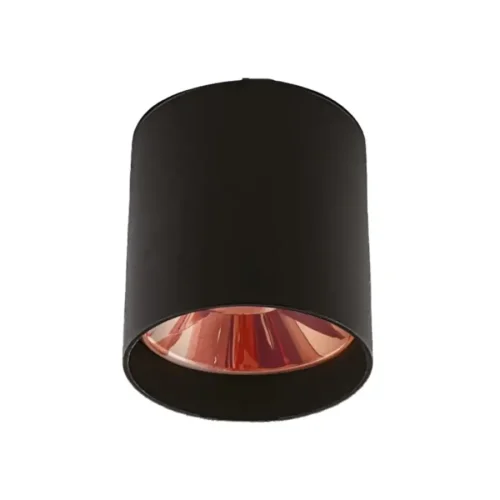 Cata CT-5421 Foça Sıva Üstü Armatür GU-10 Siyah + Bakır - 1