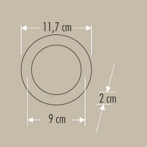 Cata CT-5650 10W 6400K Zümrüt Backlight Led Beyaz Kasa - 2
