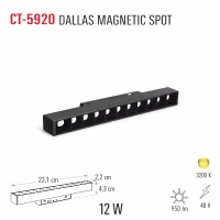 Cata CT-5920 12W Günışığı Dallas Magnetic Spot - 1