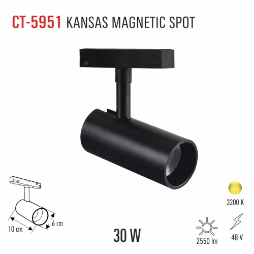Cata CT-5951 30W Günışığı Atlanta Magnetic Spot - 1